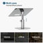 Silver 360 Degree Rotating Aluminum Laptop Stand Carousel 2