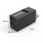 3 In 1 Usb Aluminum Mini Hub Adapter Black Carousel 2