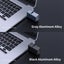 3 In 1 Usb Aluminum Mini Hub Adapter Black Carousel 3