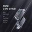 3 In 1 Usb Aluminum Mini Hub Adapter Black Carousel 4