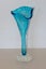 ***STUNNING VINTAGE TURQUOISE TWISTED GLASS PULPIT VASE*** Carousel 1
