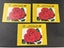 4 x 1975 NZ Post 80c Rose Stamp Booklets – 10 x 8c Rose Stamps Inside - Lot F301 Carousel 2