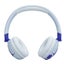 JBL JR 320BT Wireless On-Ear Headphones for Kids - Blue Microphone - Safe Sound Carousel 2