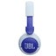 JBL JR 320BT Wireless On-Ear Headphones for Kids - Blue Microphone - Safe Sound Carousel 5