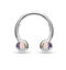 14g Horseshoe Barbells with Front Facing Gem Balls. Carousel 3