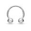 14g Horseshoe Barbells with Front Facing Gem Balls. Carousel 5