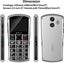 Unlocked Elderly Mobile Phone for Seniors, SOS Button, Big Button Carousel 9
