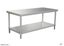 Stainless Steel Bench 1000 x 600 x 900 2 Tier 304 Food Grade Carousel 3