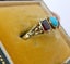 1780's Georgian Regency flat garnets and turquoise 15ct gold Carousel 7