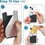 Silicone Credit Card Phone Holder Sticker - Black Carousel 2