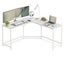 Vasagle L-Shaped Computer Desk - White Carousel 4
