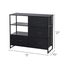 Ovela 4 Drawer Storage Chest With Shelf - Nordic Black Carousel 3