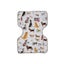 Little Unicorn: Muslin Burp Cloth - Woof Carousel 3