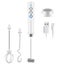 Handheld Electric Milk Frother - White Carousel 2