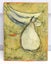 Marcie Wolf Hubbard (USA) encaustic art 'Pear and Banana' Carousel 1