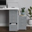 Gorilla Office - Mobile Metal 5 Drawer Cabinet - Grey Carousel 4