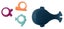 Boon: Chomp Hungry Whale Bath Toy - Navy Carousel 3