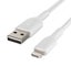 Belkin BoostUp Charge Lightning to USB-A Braided Cable, 2M - White Carousel 4