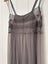 Intimissimi Size 12 Baby Doll Slip Dress Negligee Mesh Grey Carousel 1