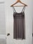 Intimissimi Size 12 Baby Doll Slip Dress Negligee Mesh Grey Carousel 2
