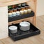 STORFEX Adjustable Width Retractable Kitchen Cabinet Drawer - Black Carousel 2