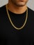 Men's 8MM Solid Cuban Link Chain with 14K Gold Detailing – SALE! Carousel 3
