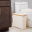 STORFEX Toilet Paper Storage Basket with Lid - Beige Carousel 4