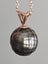 10.1×11mm Faceted Tahitian Pearl Pendant,18K Rose Gold Bail Carousel 1