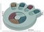 Paw Shape Interactive Treat Feeding Training Puzzle Dog Toy Carousel 3