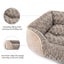 ZOOMIES Rectangle Washable Dog Bed - Beige Carousel 3