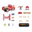 Hape: Ride-on & Foldable Table - Fire Engine Carousel 5