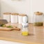 OZZYCOOK 2 Pack 2-in-1 Glass Olive Oil Bottle and Brush - White Carousel 2