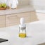 OZZYCOOK 2 Pack 2-in-1 Glass Olive Oil Bottle and Brush - White Carousel 4