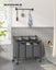 SONGMICS Rolling Laundry Sorter Cart with 3 Removable Bags - Grey Carousel 2