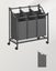 SONGMICS Rolling Laundry Sorter Cart with 3 Removable Bags - Grey Carousel 4