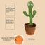 Dancing Cactus Plush Toy Electronic Shake with song cute Dance Succulent Gift Carousel 6