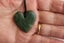 HEART PENDANT MATTE FINISHED KAWAKAWA POUNAMU / MEDIUM Carousel 1