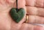 HEART PENDANT MATTE FINISHED KAWAKAWA POUNAMU / MEDIUM Carousel 2