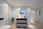 PLYWOOD VANITY 1200 FLOORSTANDING BLACK AND LIGHT OAK WITH CERAMIC TOP Carousel 3