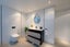 PLYWOOD VANITY 1200 FLOORSTANDING BLACK AND LIGHT OAK WITH CERAMIC TOP Carousel 4