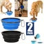 Brand New 2Pack Dog Food Water Bowls Bottle Portable Traveling*Hot SALE Carousel 1