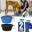 Brand New 2Pack Dog Food Water Bowls Bottle Portable Traveling*Hot SALE Carousel 7
