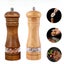 Adjustable Manual Pepper Grinder Wooden Salt Pepper Mill With Ceramic Grinder Carousel 1