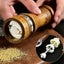 Adjustable Manual Pepper Grinder Wooden Salt Pepper Mill With Ceramic Grinder Carousel 6