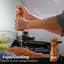 Adjustable Manual Pepper Grinder Wooden Salt Pepper Mill With Ceramic Grinder Carousel 9