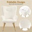 Boucle Accent Chair Armchair Carousel 7