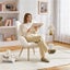Boucle Accent Chair Armchair Carousel 9
