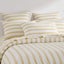 Dreamaker Cove Washed Cotton Yarn Dyed Stripe Sheet Set Sand Queen Carousel 6