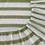 Dreamaker Cove Washed Cotton Yarn Dyed Wide Stripe Sheet Set Olive Queen Carousel 4