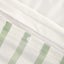 Dreamaker Bask Washed Cotton Yarn Dyed Stripe Duvet Cover Set Sage Single Carousel 4
